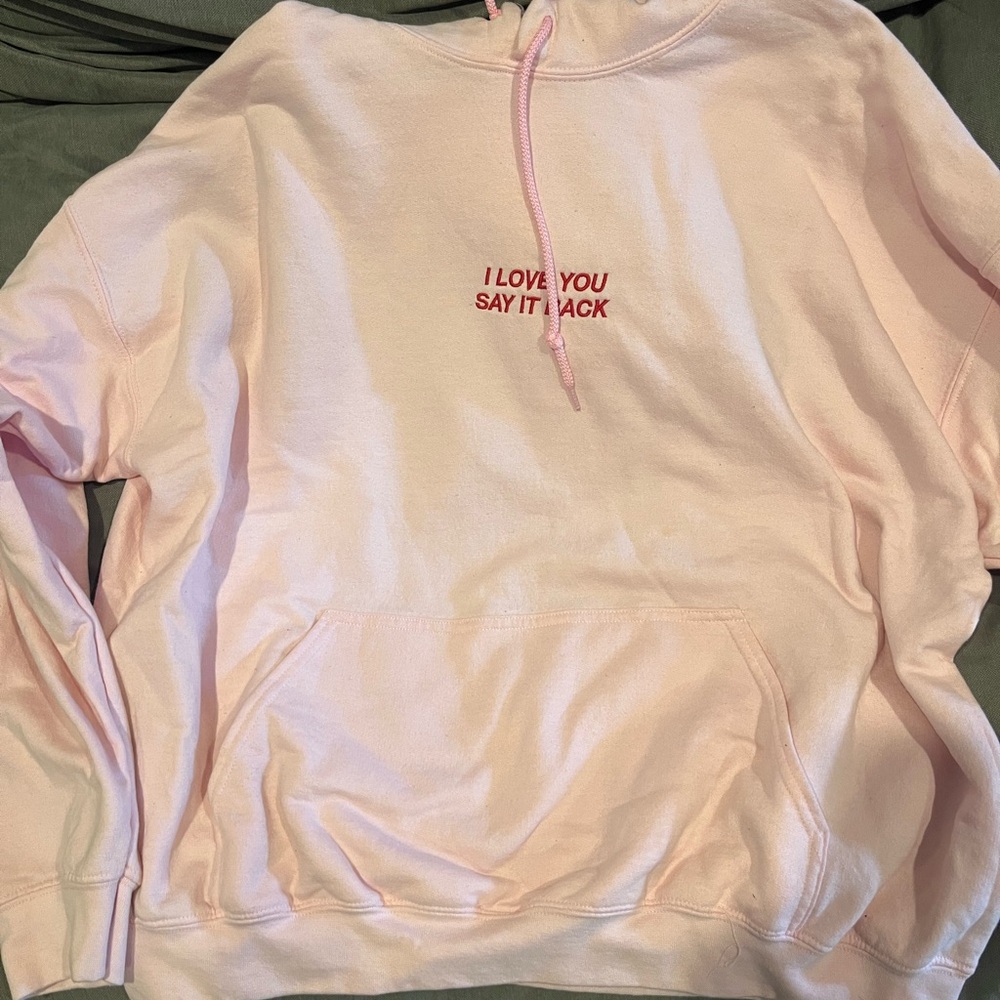 Lonely ghost I love you say it back hoodie